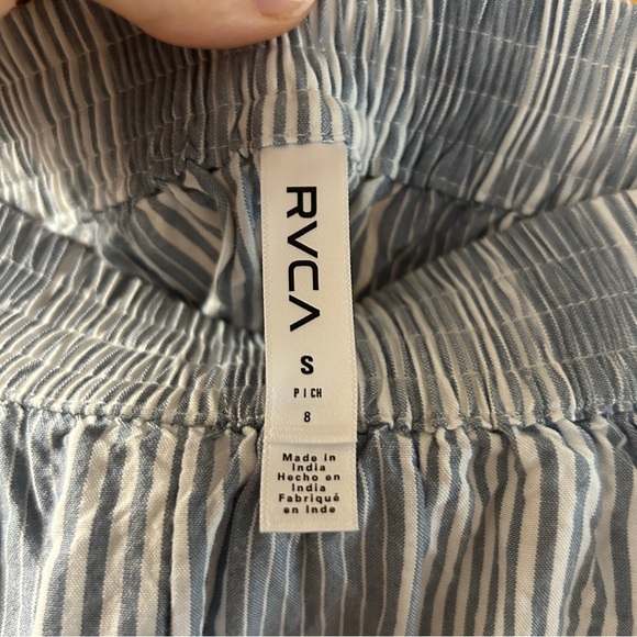 RVCA Striped Blue Women's Shorts - Picture 6 of 6